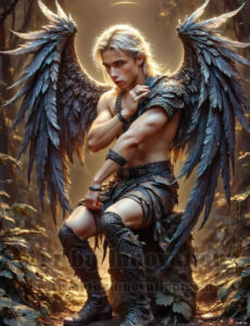 Dark Angels – AI Fallen Angel Art Gallery