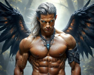 Dark Angels – AI Fallen Angel Art Gallery