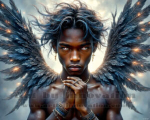 Dark Angels – AI Fallen Angel Art Gallery