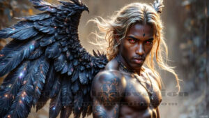Dark Angels – AI Fallen Angel Art Gallery