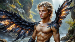 Dark Angels – AI Fallen Angel Art Gallery
