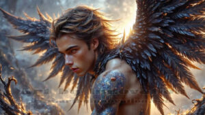 Dark Angels – AI Fallen Angel Art Gallery