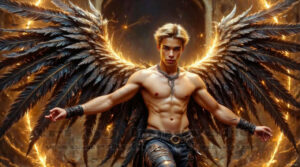 Dark Angels – AI Fallen Angel Art Gallery