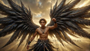 Dark Angels – AI Fallen Angel Art Gallery