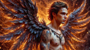 Dark Angels – AI Fallen Angel Art Gallery