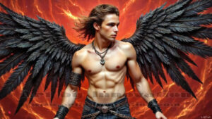 Dark Angels – AI Fallen Angel Art Gallery