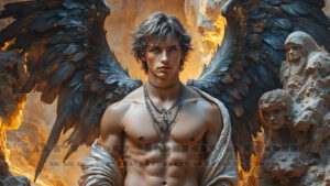 Dark Angels – AI Fallen Angel Art Gallery