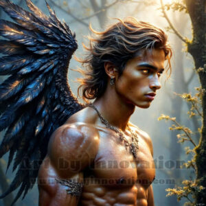 Dark Angels – AI Fallen Angel Art Gallery