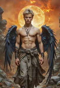 Dark Angels – AI Fallen Angel Art Gallery