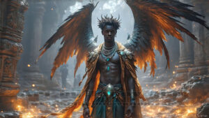 Dark Angels – AI Fallen Angel Art Gallery