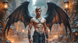Dark Angels – AI Fallen Angel Art Gallery