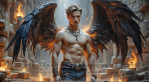 Dark Angels – AI Fallen Angel Art Gallery