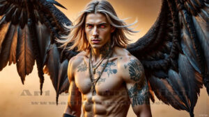 Dark Angels – AI Fallen Angel Art Gallery