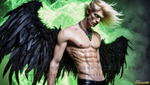 Dark Angels – AI Fallen Angel Art Gallery