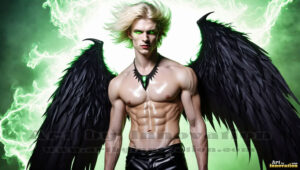 Dark Angels – AI Fallen Angel Art Gallery