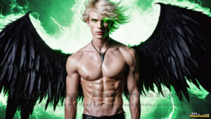 Dark Angels – AI Fallen Angel Art Gallery