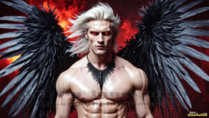 Dark Angels – AI Fallen Angel Art Gallery