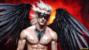 Dark Angels – AI Fallen Angel Art Gallery