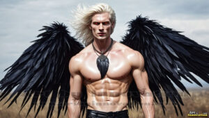 Dark Angels – AI Fallen Angel Art Gallery