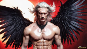 Dark Angels – AI Fallen Angel Art Gallery