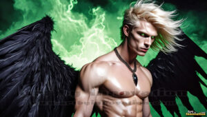 Dark Angels – AI Fallen Angel Art Gallery