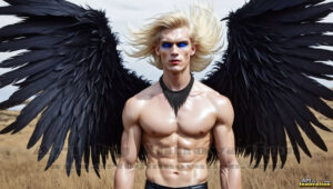 Dark Angels – AI Fallen Angel Art Gallery