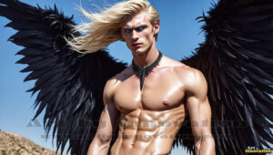 Dark Angels – AI Fallen Angel Art Gallery
