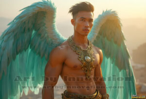 Angels from Above – AI Fantasy Art
