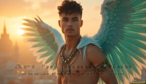 Angels from Above – AI Fantasy Art