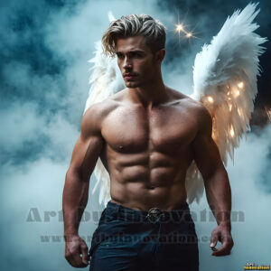Angels from Above – AI Fantasy Art