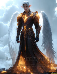 Angels from Above – AI Fantasy Art