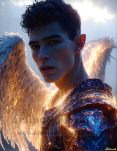 Angels from Above – AI Fantasy Art