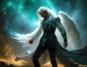 Angels from Above – AI Fantasy Art
