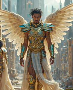 Angels from Above – AI Fantasy Art