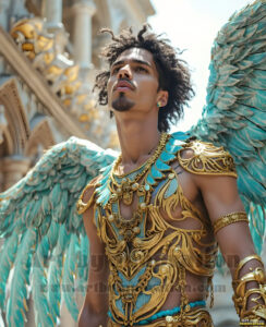 Angels from Above – AI Fantasy Art