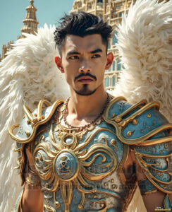 Angels from Above – AI Fantasy Art