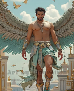 Angels from Above – AI Fantasy Art