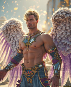 Angels from Above – AI Fantasy Art