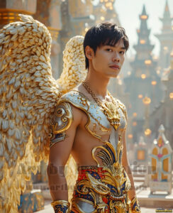 Angels from Above – AI Fantasy Art