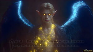 Angels from Above – AI Fantasy Art