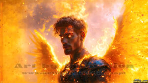 Angels from Above – AI Fantasy Art