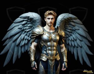 Warrior angels Art – 5×4 #0159