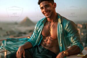 Egypt Art Gallery – Beautiful Men of Egypt – AI Art