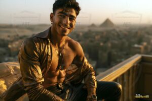 Egypt Art Gallery – Beautiful Men of Egypt – AI Art