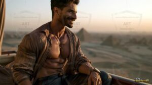 Egypt Art Gallery – Beautiful Men of Egypt – AI Art