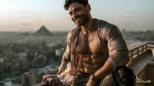 Egypt Art Gallery – Beautiful Men of Egypt – AI Art