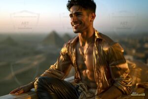 Egypt Art Gallery – Beautiful Men of Egypt – AI Art