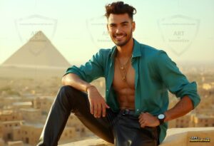 Egypt Art Gallery – Beautiful Men of Egypt – AI Art