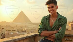 Egypt Art Gallery – Beautiful Men of Egypt – AI Art