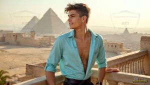 Egypt Art Gallery – Beautiful Men of Egypt – AI Art